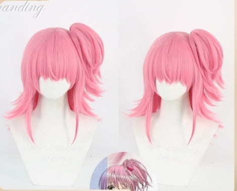 Daily Uniform / Cosplay Beautiful pink Wig