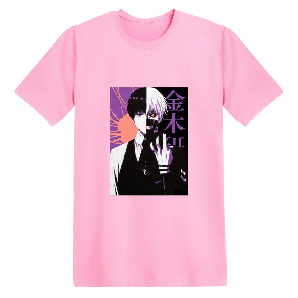 Tokyo Ghoul Anime Couple Short Sleeve T-Shirt