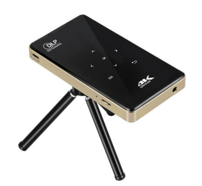 Smart Android Micro Projector, Wireless Connectivity, Built-In Speaker, Touch Control & Remote Access