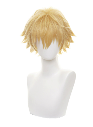 Blonde Short Hair Cosplay Wig Mens & Womans