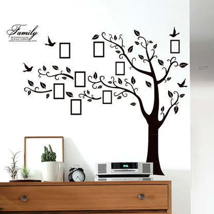 Black Removable Memory Tree Photo Wallpaper