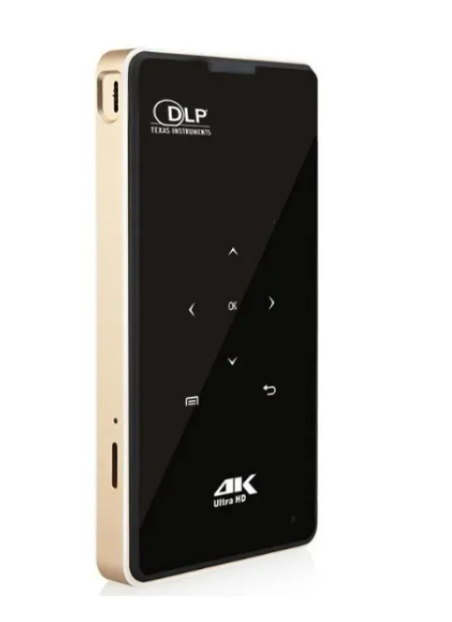 Smart Android Micro Projector, Wireless Connectivity, Built-In Speaker, Touch Control & Remote Access