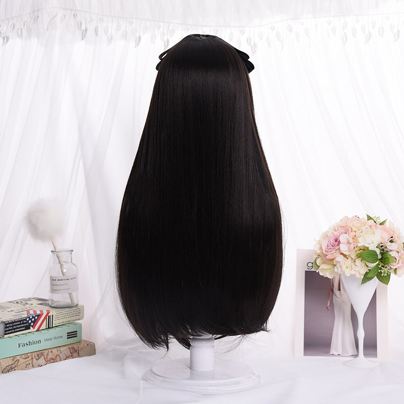 Princess Cosplay Wig with Long Straight Bangs