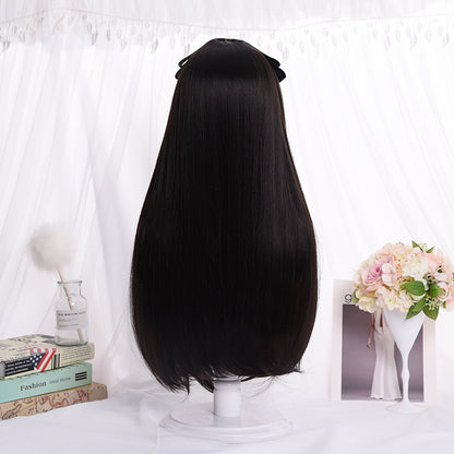Princess Cosplay Wig with Long Straight Bangs