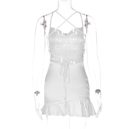Sexy! Off-Shoulder Sleeveless Tube Top Dress