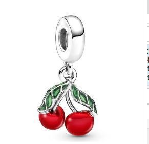 Cherry Charm Necklace Accessory (Single Piece)