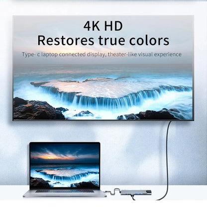 8-in-1 USB C Hub with 4K HDMI and Card Reader