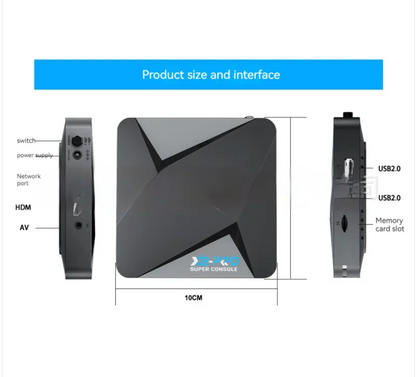 KINHANK X2 PRO 64G-128GB COMPACT PLUG AND PLAY TV CONSOLE! (70,000 GAMES) PRE DOWNLOADED (THE TOP 3!) on the market!