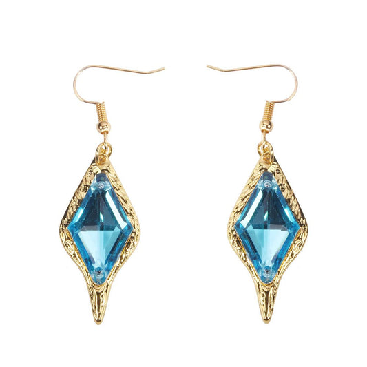 Genshin Impact Kaeya Cosplay Earrings - Anime Game Hook Earrings - Cosplay Jewelry for Woman & men (Kaeya hook earrings)