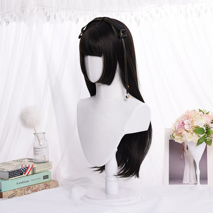 Princess Cosplay Wig with Long Straight Bangs