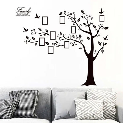Black Removable Memory Tree Photo Wallpaper