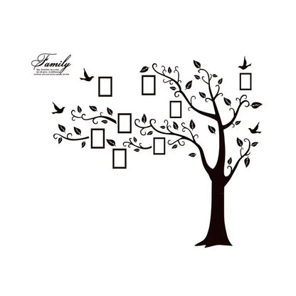 Black Removable Memory Tree Photo Wallpaper