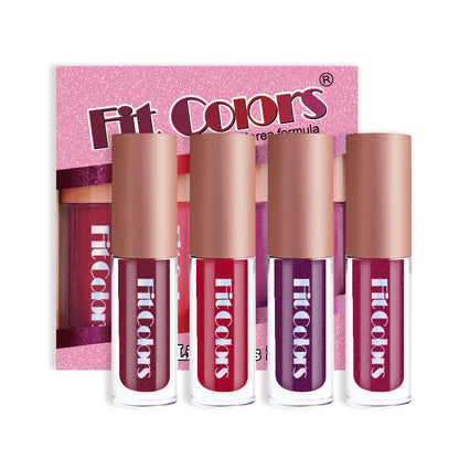 Pearlescent Diamond Metallic Non-stick Lip Gloss