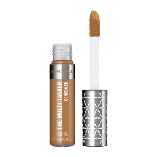 Rimmel London Multi-Tasker Concealer 090 Toffee Crease-Proof Transfer-Proof Waterproof Up To 24-Hour Wear Vegan Formula 0.33oz