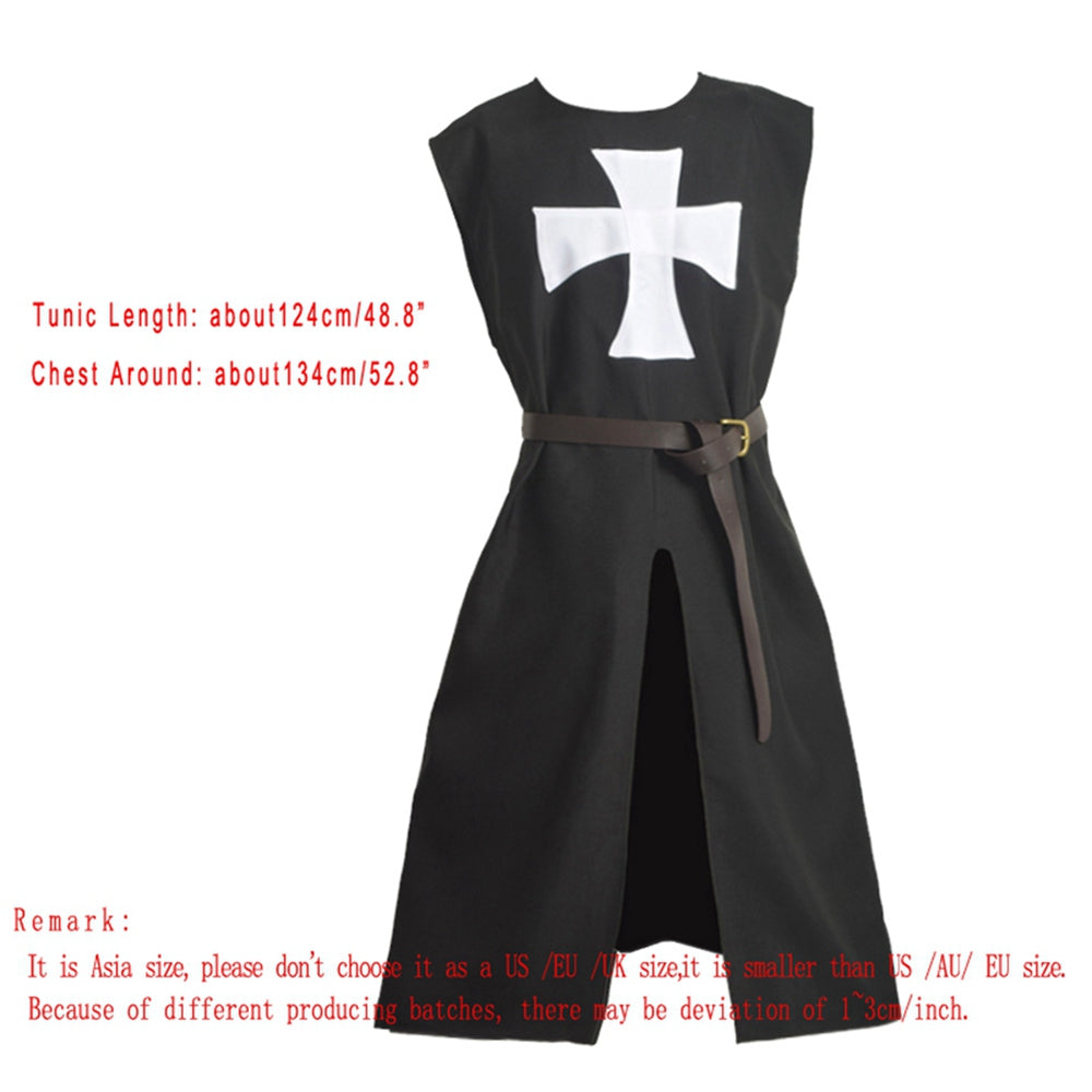 Medieval Renaissance Knight Cloak, (may come with a simplistic medieval tunic also dispatcher not clearly specified) see images