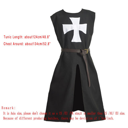 Medieval Renaissance Knight Cloak, (may come with a simplistic medieval tunic also dispatcher not clearly specified) see images