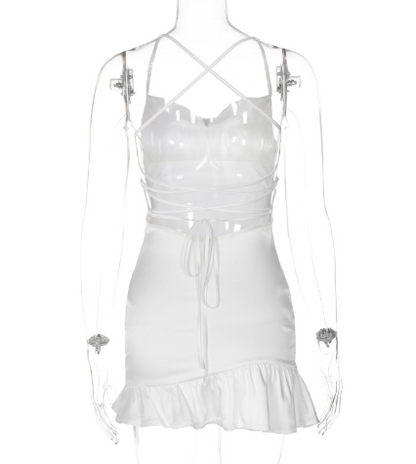 Sexy! Off-Shoulder Sleeveless Tube Top Dress